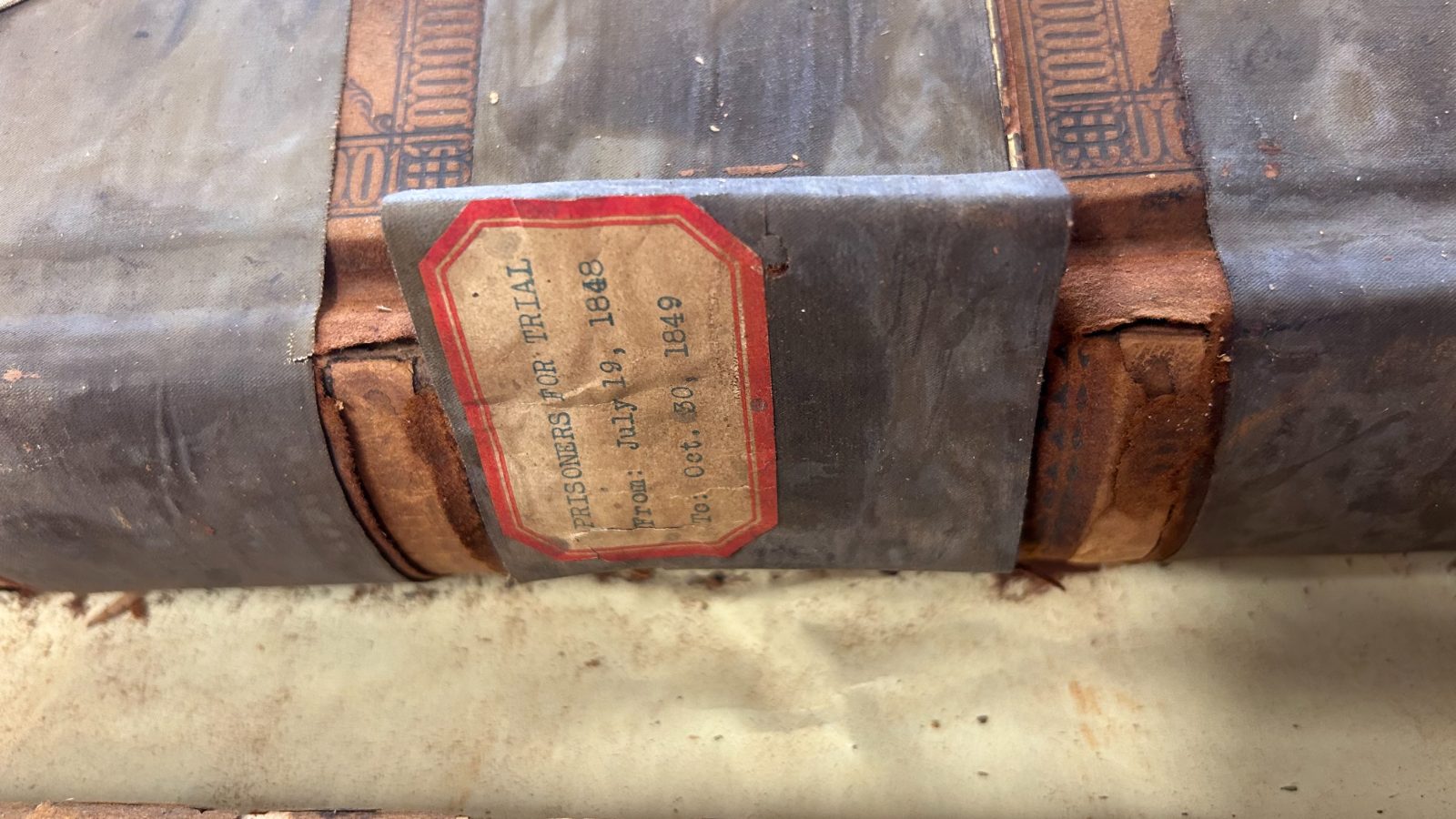 Prisoners for Trial Book 1849, Philadelphia City Archives