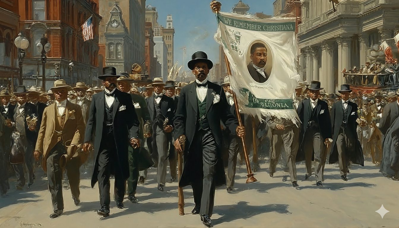 Ai Re-creation of the twelfth ward banner