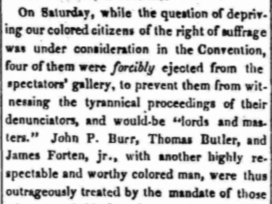 Excerpt from the National Equirer 1/25/1838