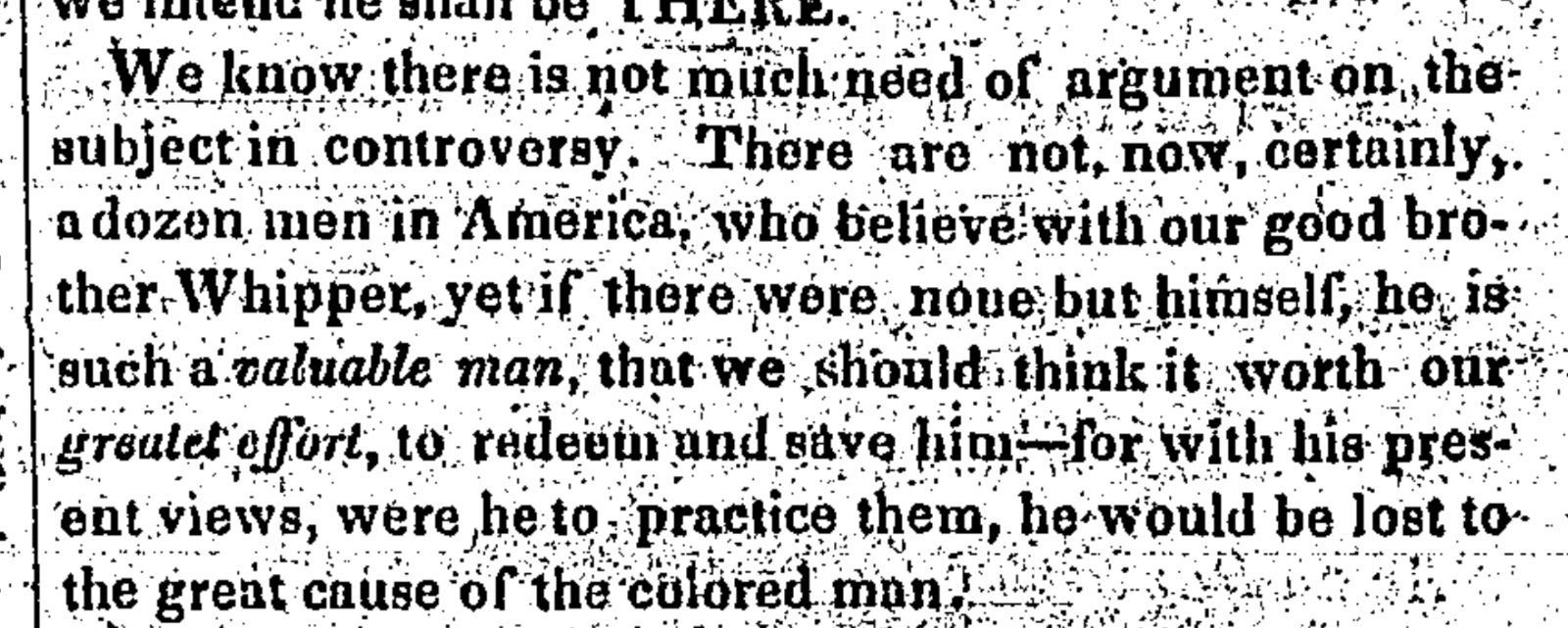 The Colored American. 10 Feb. 1838, p. 18.