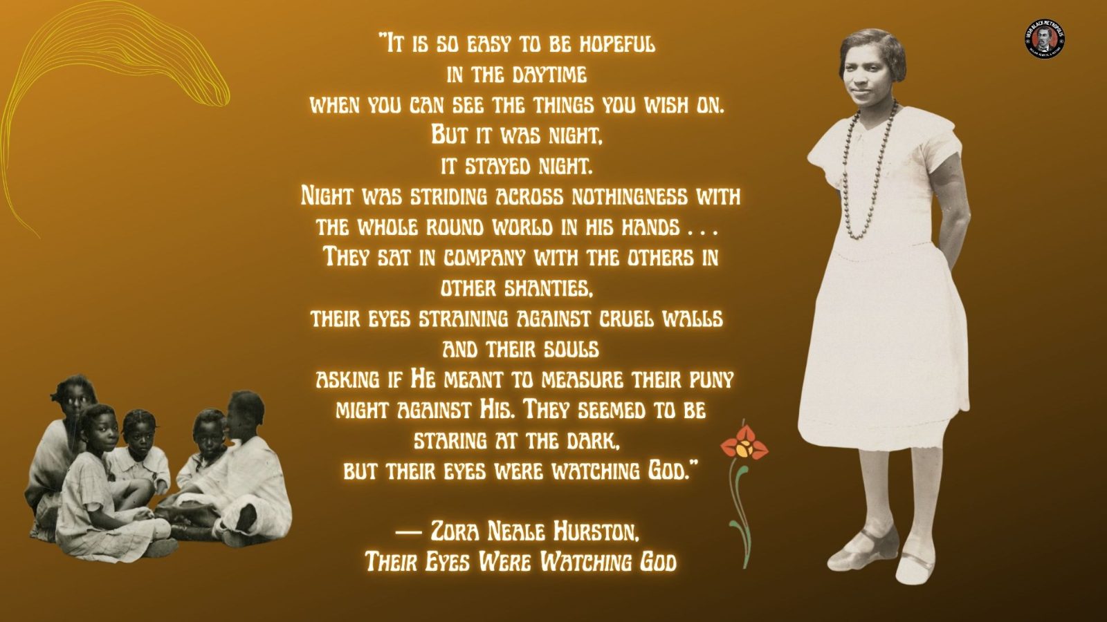 Excerpt From Zora Neale Hurston's 'Their Eyes Were Watching God.' Jesse Redmon Fauset supported Hurston's rise through profiling her works in The Crisis. Hurston's photo appears courtesy Yale's Beinecke Rare Books and Manuscripts Langston Hughes collection (see sources).
