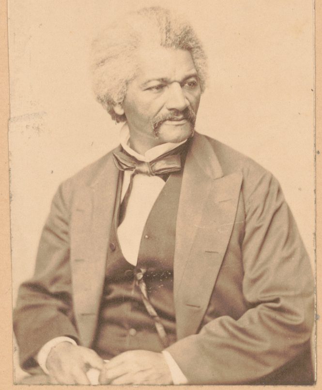 Frederick Douglass had his picture taken that day. This is exactly what he looked liked on April 26, 1870 in Philadelphia. Photo Courtesy Library of Congress, https://www.loc.gov/resource/ppmsca.69249/