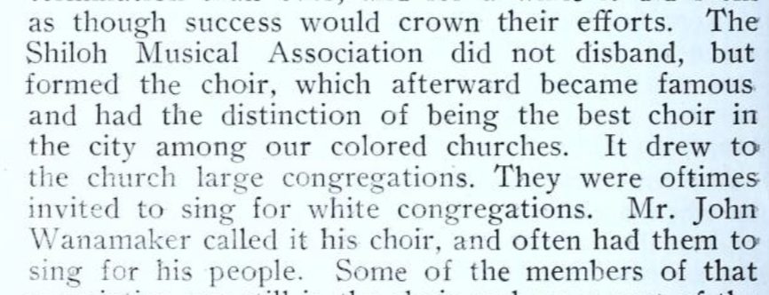 Excerpt from The Rise and Progress of Shiloh Baptist Church. Page 294