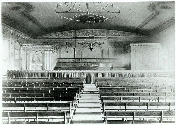 Interior of Musical Fund Hall. 1895. Image Courtesy the Atheneum of Philadelphia.