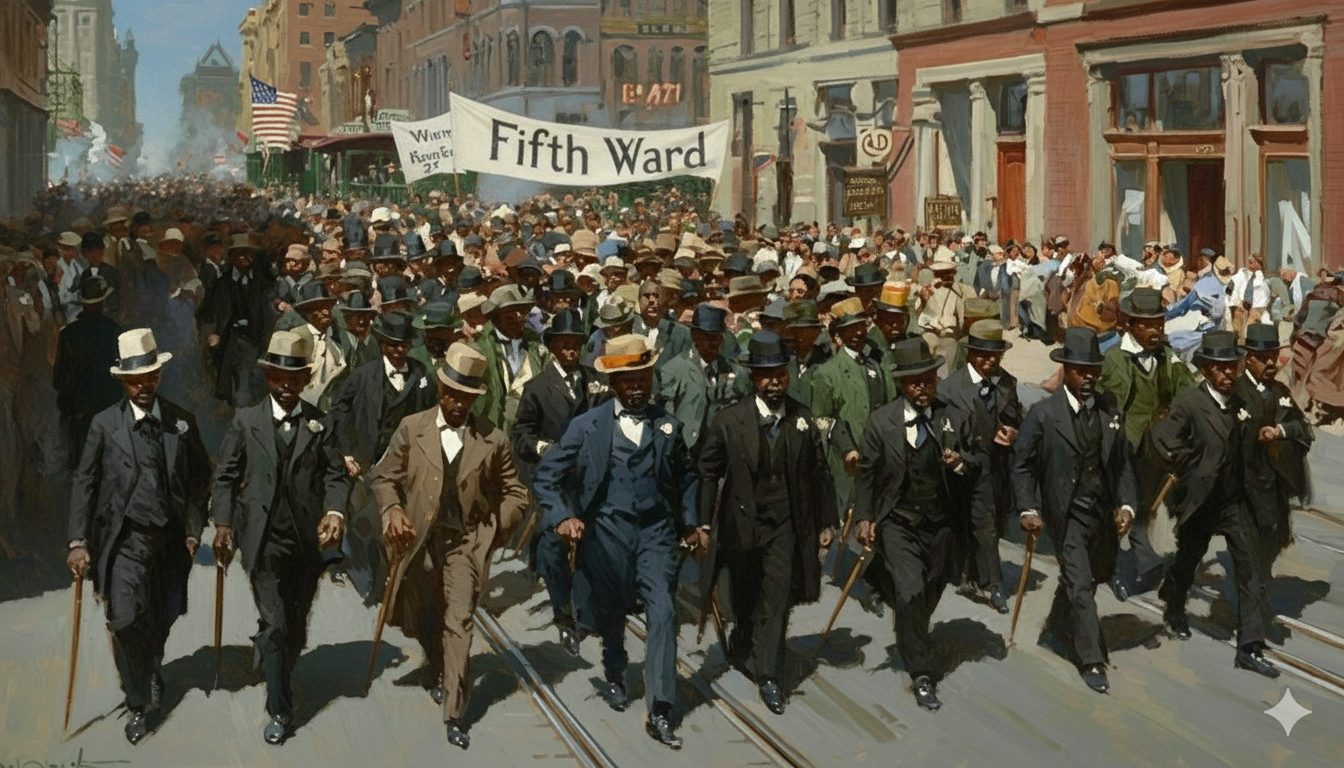 AI Re-Creation of Fifth ward members