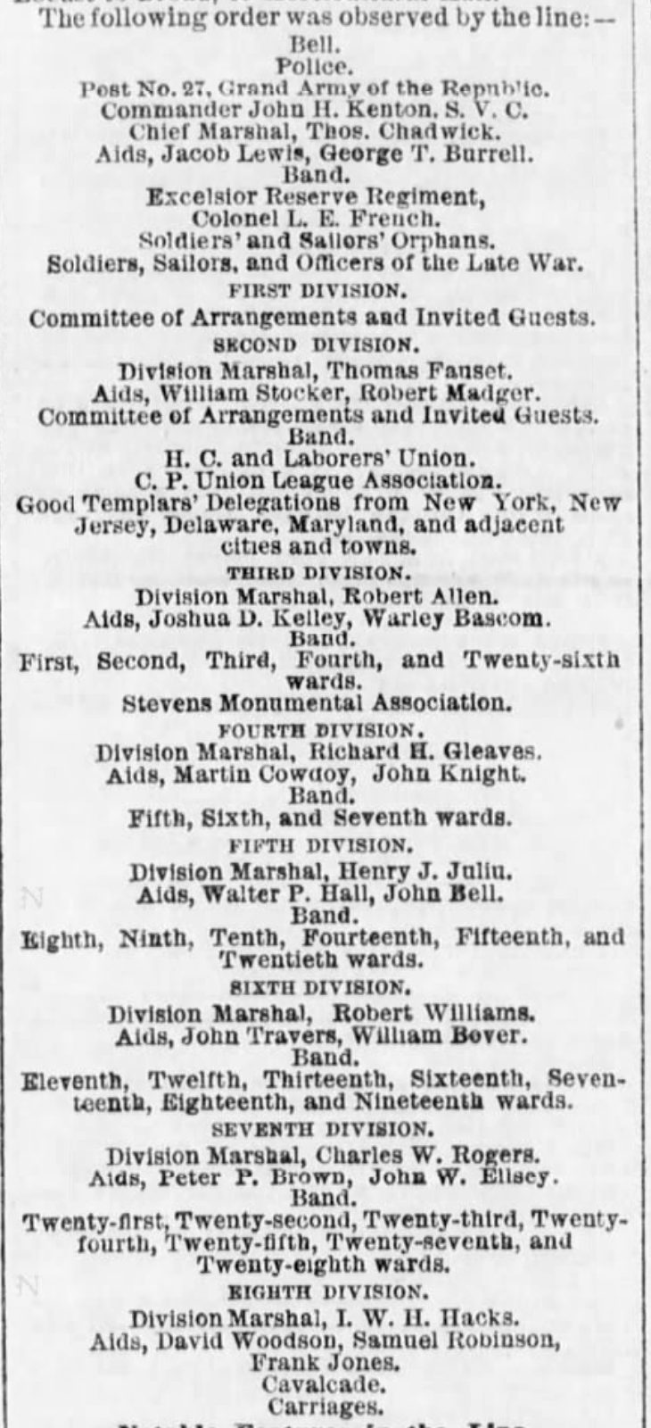 The Evening Telegraph, April 26, 1870, Courtesy Newspapers.com